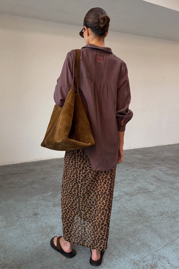 Leopard Sheer Jaspre Skirt